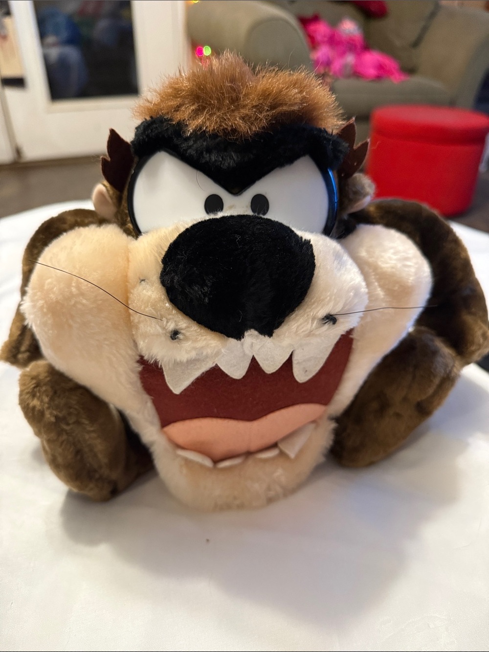 Vintage Looney Tunes Taz Plush Toy - Brown